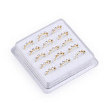 15PCS Boxed Crystal Nose Rings - Sparkly Nose Piercing Jewelry