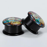 2PCS Acrylic Ear Piercing Tunnels Plugs Gauges Earrings 6-30mm Unisex