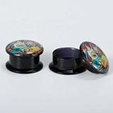 2PCS Acrylic Ear Piercing Tunnels Plugs Gauges Earrings 6-30mm Unisex