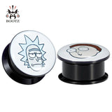 Acrylic Ear Plugs Tunnels Expander Logo Gauges Earrings
