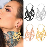 Vankula 2PCS Stainless Steel Dangle Drop Earrings Ear Plugs Tunnels