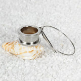 Stainless Steel Dangle Plugs Tunnels Body Jewelry 2PCS