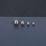 10Pcs G23 Titanium Crystal Balls Screw Nipple Labret Tongue Barbell Earrings
