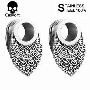 2pcs Arrival Ear Plug Tunnel Body Piercing Jewelry Gauges Expander