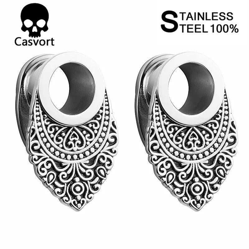 2pcs Arrival Ear Plug Tunnel Body Piercing Jewelry Gauges Expander