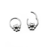 6-12mm Opal Rings Surgical Steel Septum Trick Jewelry