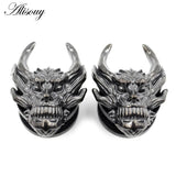 8-16mm Stainless Steel Skull Ear Plugs Tunnels