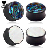 2PCS Sandalwood Ear Expansion Earrings Strechers Body Jewlery