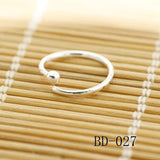20ps Silver Ball Nose Ring & Nose Nail Piercing Jewelry