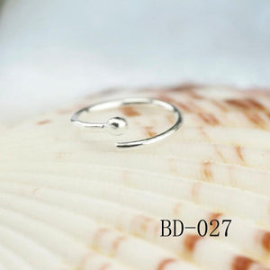 20ps Silver Ball Nose Ring & Nose Nail Piercing Jewelry