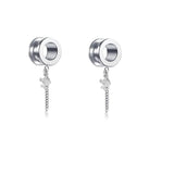 2 Pieces Ear Plugs Tunnels Ear Expansions Surgical Steel Ear Stretches