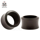 2 PCS Wood Ear Plugs Tunnels Stretcher Piercing Gauges Earrings