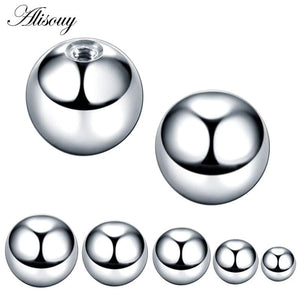 100pcs Stainless Steel Screw Balls Spike for Body Jewelry