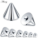 100pcs Stainless Steel Screw Balls Spike for Body Jewelry