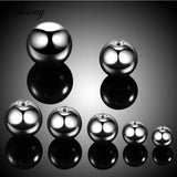 100pcs Stainless Steel Screw Balls Spike for Body Jewelry