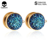 2 PCS Stainless Steel Wedding DIY Ear Piercing Plugs