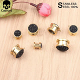 2 PCS Stainless Steel Wedding DIY Ear Piercing Plugs