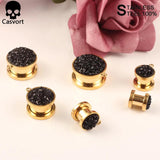 2 PCS Stainless Steel Wedding DIY Ear Piercing Plugs