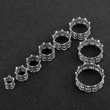 Giga 2 PCS Stainless Steel Ear Gauges Stretcher Hollow Expander 8mm-25mm