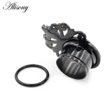 2pcs Stainless Steel Eye Zirconia CZ Ear Tunnels Plugs Expanders