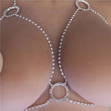 Bohemian Beach Sexy Rhinestone Body Chain Necklace