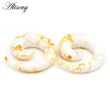 3 Pairs Acrylic Spiral Ear Tunnels Stretching Tapers Ear Expanders Plugs Set