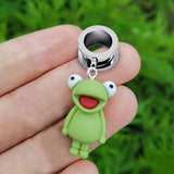 Frog Dangle Ear Piercing Earrings Ear Tunnel Expansion Ear Reamer Plug Earrings