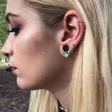 Giga Saddle Tunnels Ear Hangers Ear Gauges Plugs Stretcher Earring