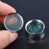 Giga 2 PCS Double Flared Tunnel Gauges Stainless Steel Ear Plugs