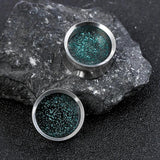 Giga 2 PCS Double Flared Tunnel Gauges Stainless Steel Ear Plugs