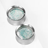 Giga 2 PCS Double Flared Tunnel Gauges Stainless Steel Ear Plugs