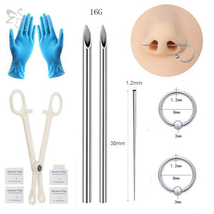 G23 Titanium Body Piercing Kit 11-12pcs/lot