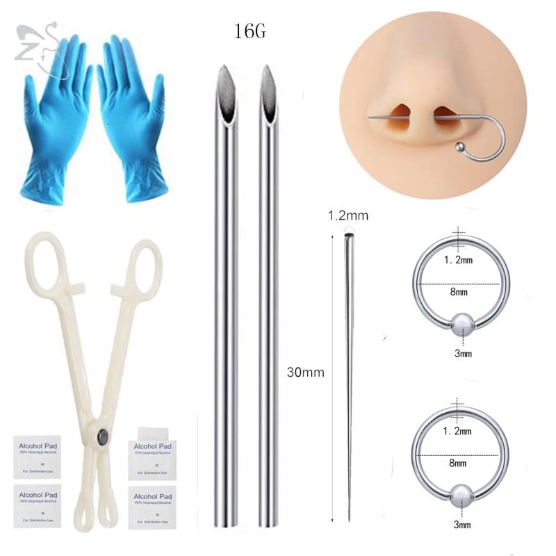 G23 Titanium Body Piercing Kit 11-12pcs/lot