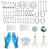 G23 Titanium Body Piercing Kit 11-12pcs/lot
