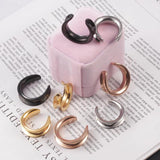 2PCS Saddle Ear Tunnels Gauges Piercing Expander Stainless Steel
