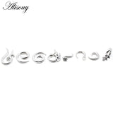Stainless Steel Alien Ear Weights Plugs Tunnel Spiral Carved Gauges Piercing