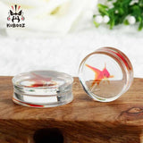Goldfish Logo Earring Tunnels Acrylic Ear Plugs Style Jewellery