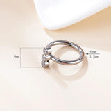 ASTM F136 Titanium Hinged Hoop Rings Nose Piercing