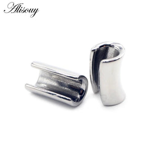 2PC Ear Lobe Cuff Ear Gauge Plugs Ear Tunnels for Women