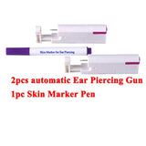 2PCS Disposable Ear Piercing Gun Set