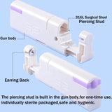 2PCS Disposable Ear Piercing Gun Set
