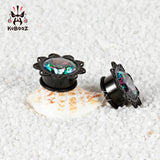 Stainless Steel Zircon Ear Plugs Piercing Tunnels Gauges Body Jewelry
