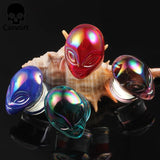 2PCS Colorful Alien Glass Ear Body Jewelry Earrings Expanders Piercing Plugs