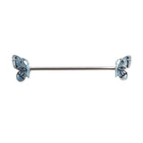 1PC Industrial Piercing Butterfly Skeleton Bat Earring Ear Piercing 14g
