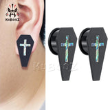 Shell Cross Acrylic Ear Plugs Gauges 2PCS