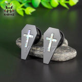 Shell Cross Acrylic Ear Plugs Gauges 2PCS