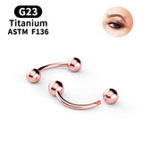 Stylish G23 Titanium Belly Button Ring 16G