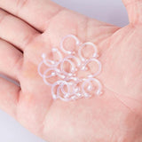 5pcs Clear Acrylic Nose Ring Hoop 16G Body Jewelry