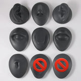 Silicone Human Body Model Displays Ear Mouth Eye Tongue Teaching Tool