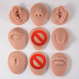 Silicone Human Body Model Displays Ear Mouth Eye Tongue Teaching Tool